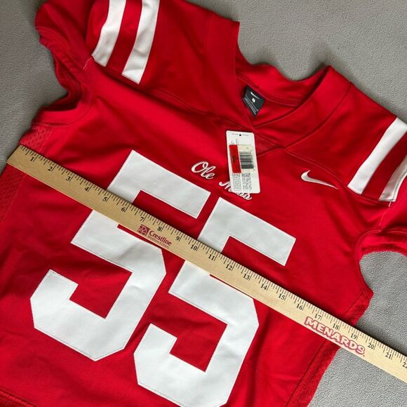 NWT 2018 RARE NIKE SAMPLE AUTHENTIC PRO CUT OLE MISS FOOTBALL JERSEY MEN'S SZ L - Picture 4 of 16